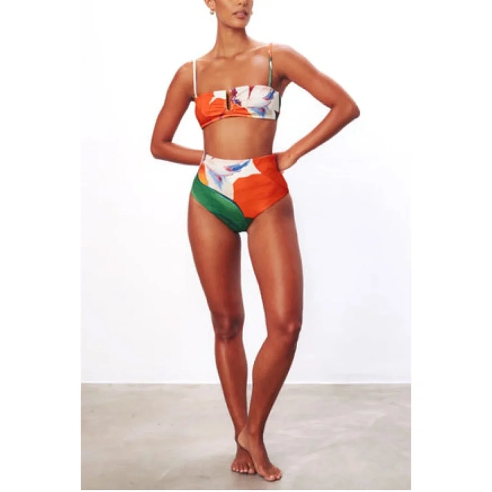 Mara Hoffman x One and Only Lydia Floral Bikini Bottom
